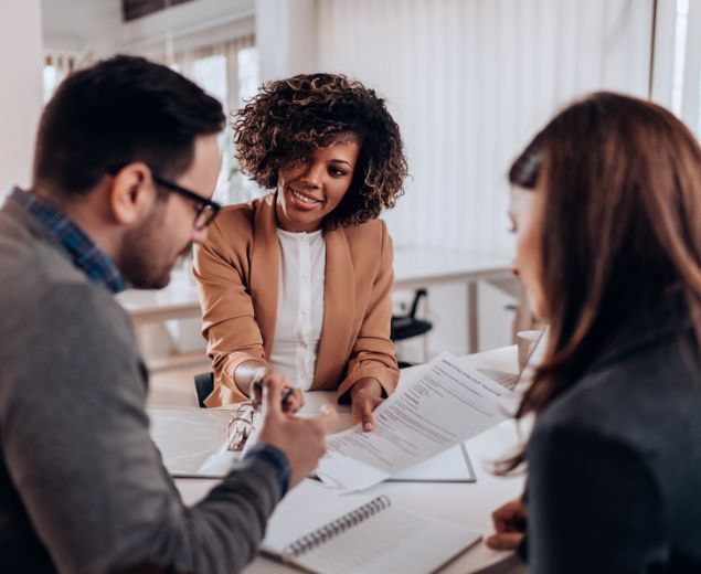 couple getting a consumer loan image