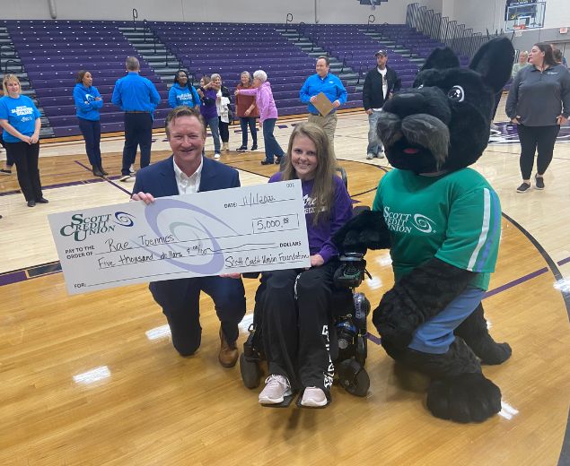 Creating a Foundation for Giving Back image - Scott Credit Union Scott Credit Union Donating 5000 Dollars