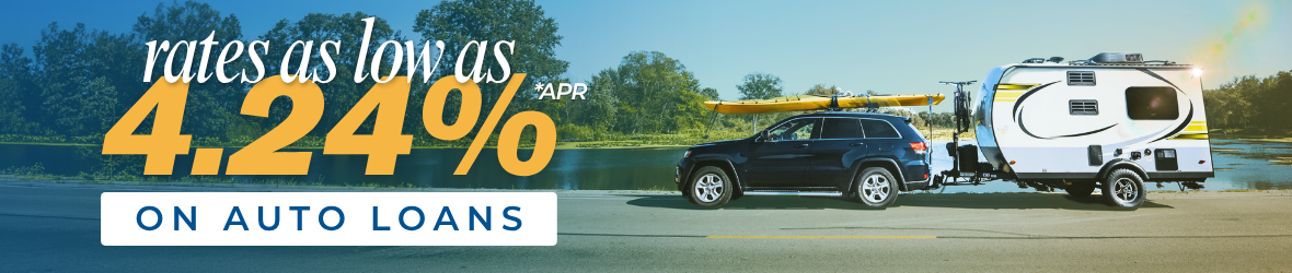 Rates as Low as 4.24% APR* on Auto Loans