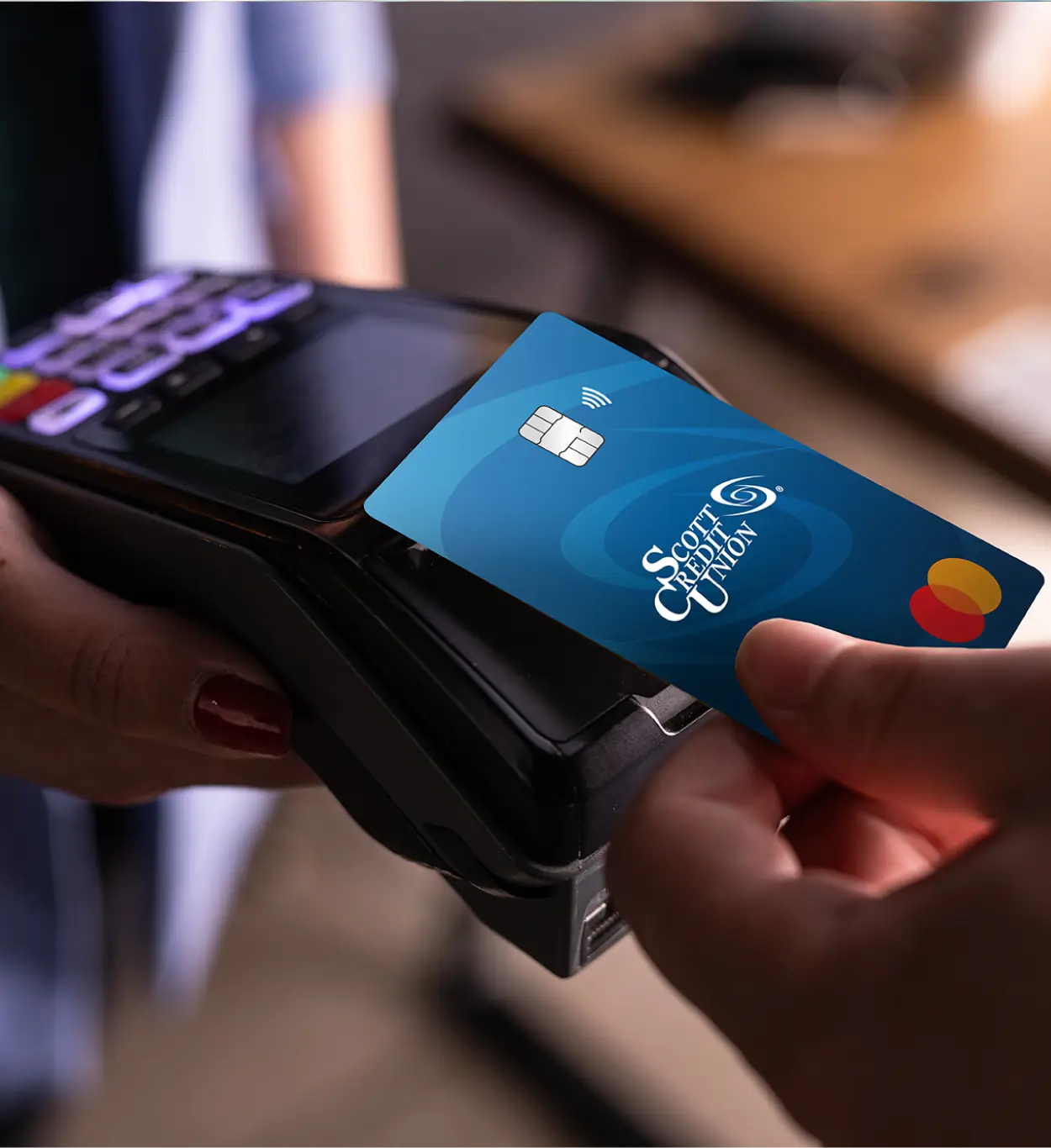 making a payment with debit card - Scott Credit Union making a payment with debit card
